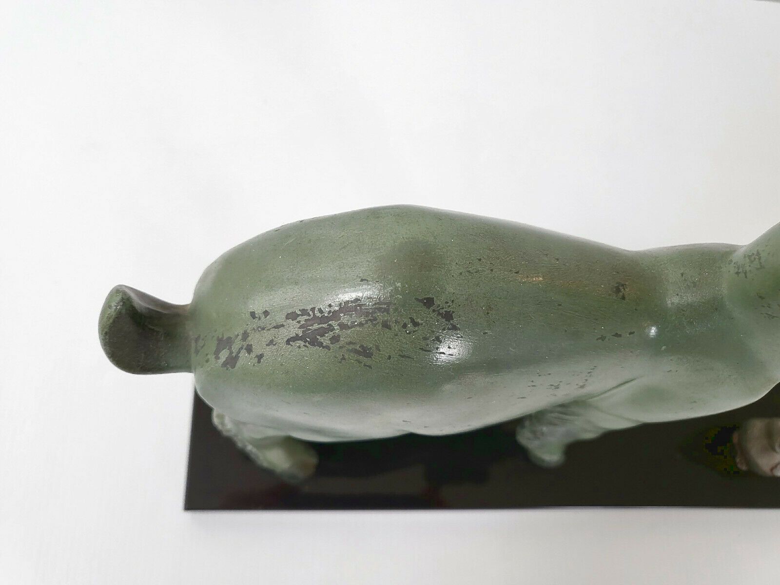 Lamb & Bird 1930 Art Deco Metal & Marble 30s Animal Bronze 1930s photo for sale