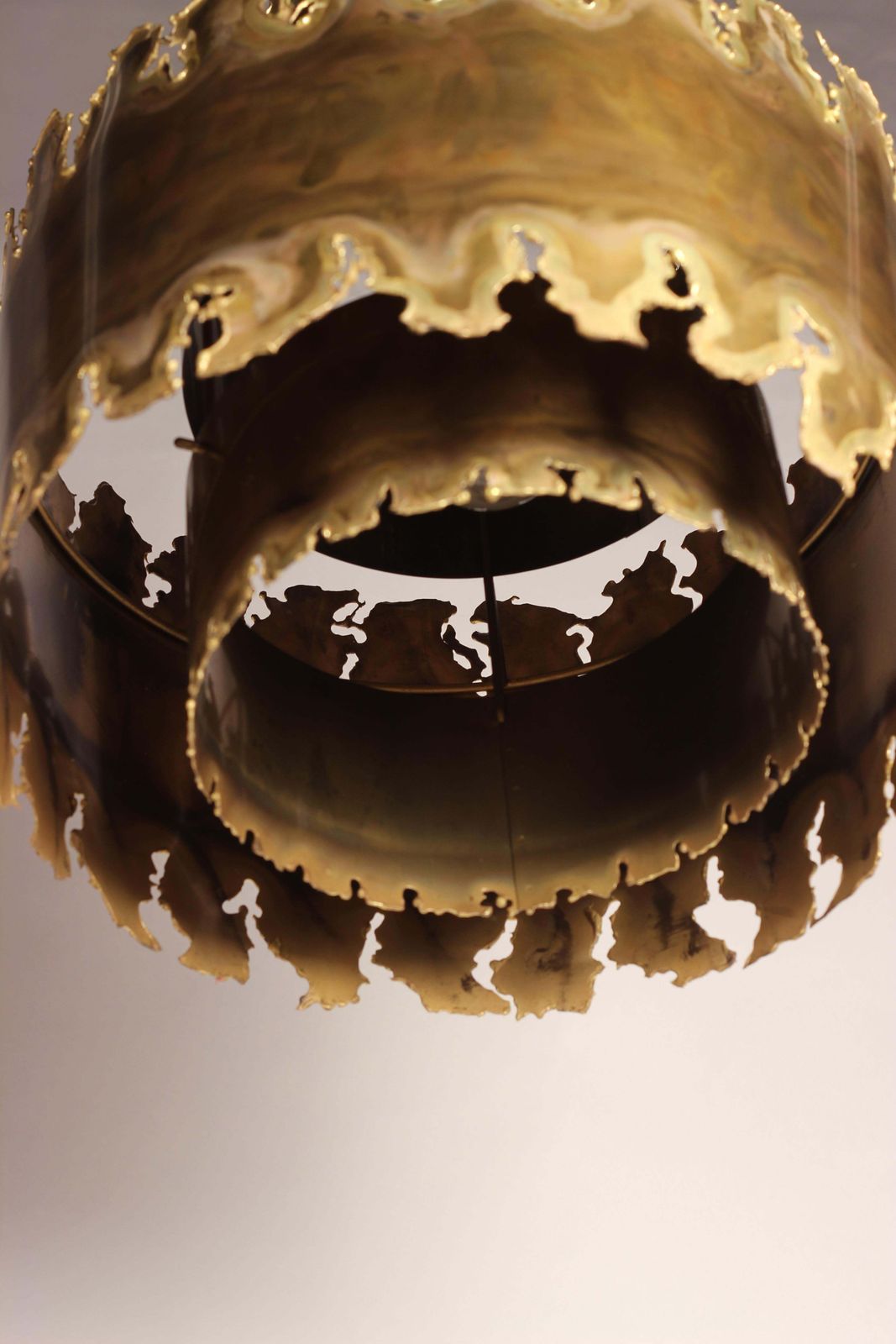 photo for sale Mid Century Modern Brutalist Pendant Light By Svend Aage Holm Sørensen, 1960’s