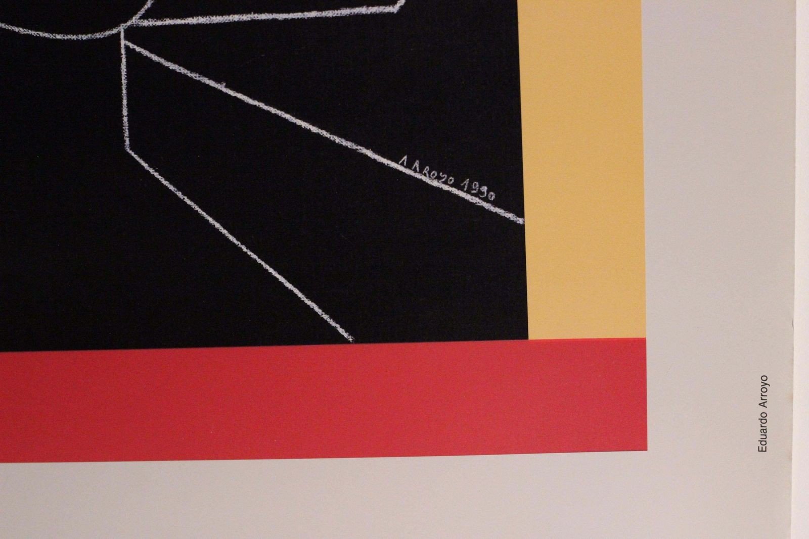 Original Barcelona Olympic Poster 1992 By Eduardo Arroyo photo vinterior