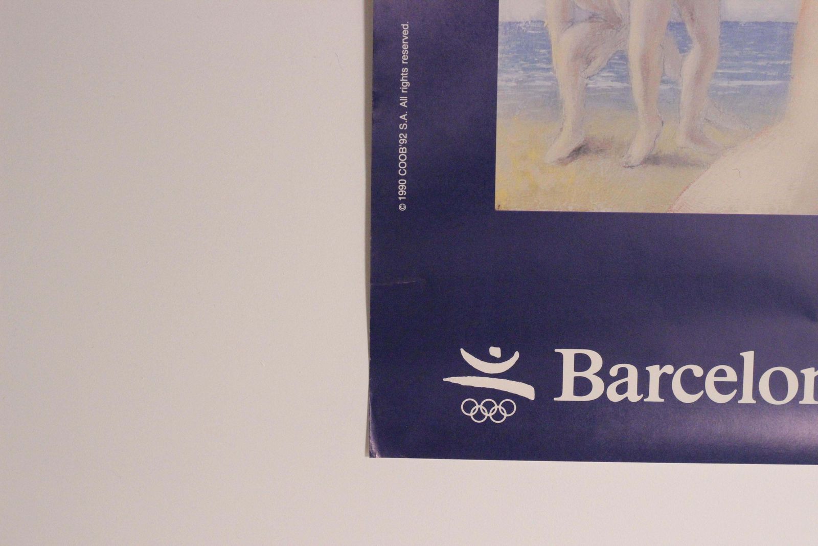 Barcelona 1992 Original Olympic Poster Designed By Guillermo Pérez Villalta photo vinterior