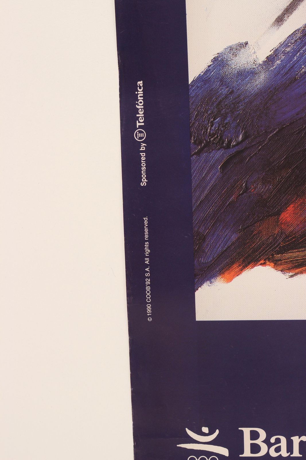 Original Barcelona 1992 Olympic Poster By Josep Guinovart For The Xxv Olympiad photo Art