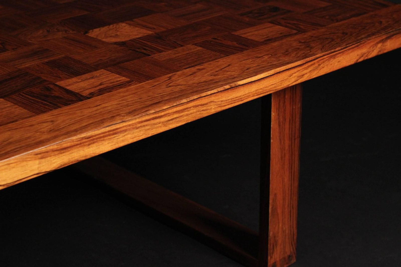 Scandinavian Modern Square Rosewood Coffee Or Cocktail Table By Poul Cadovius photo 1560.0
