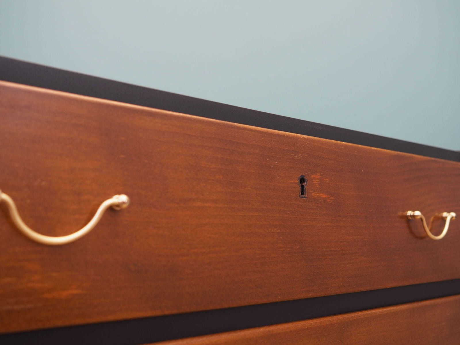 photo furniture Walnut Chest Of Drawers, Danish Design, 60s, Made In Denmark