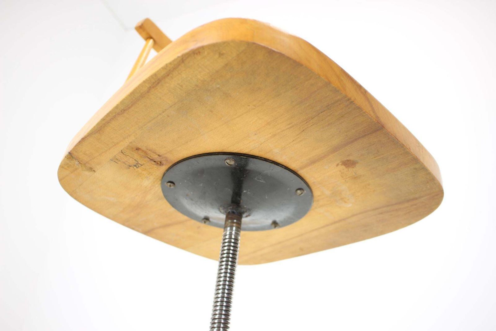 photo vinterior Midcentury Wood Revolving Chair, Czechoslovakia, 1970s
