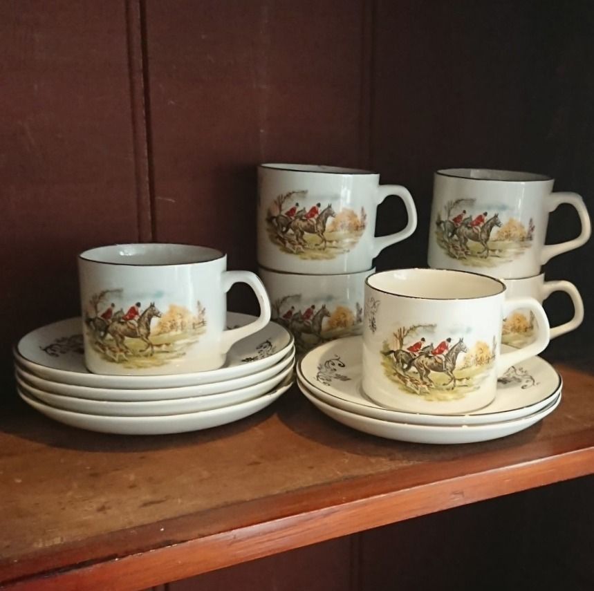 Vintage Breakfast Dining Set Six Place Settings photo Home Decor