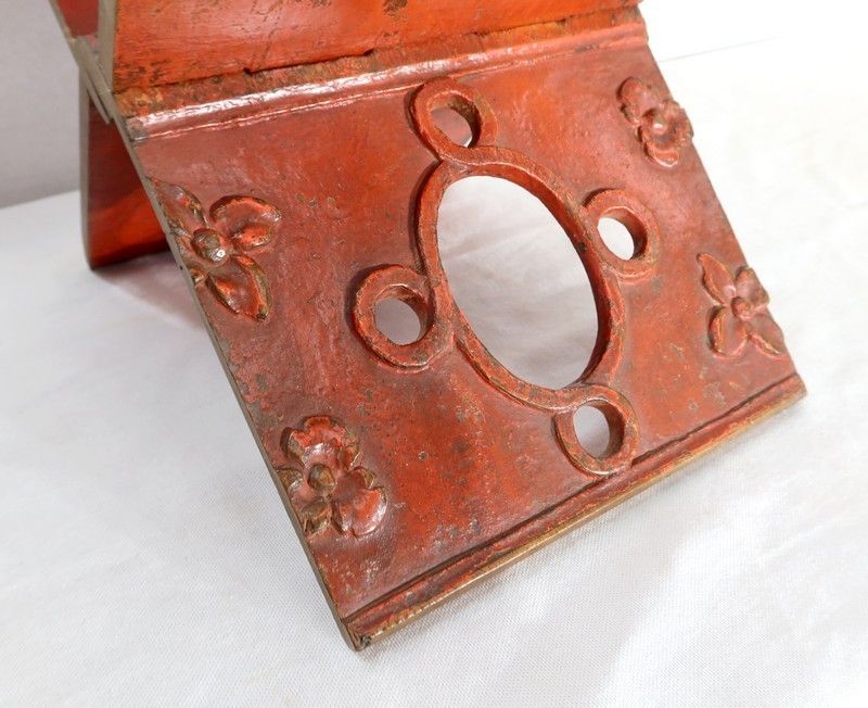 Small Desk Lectern In Walnut, 1900s photo vintage