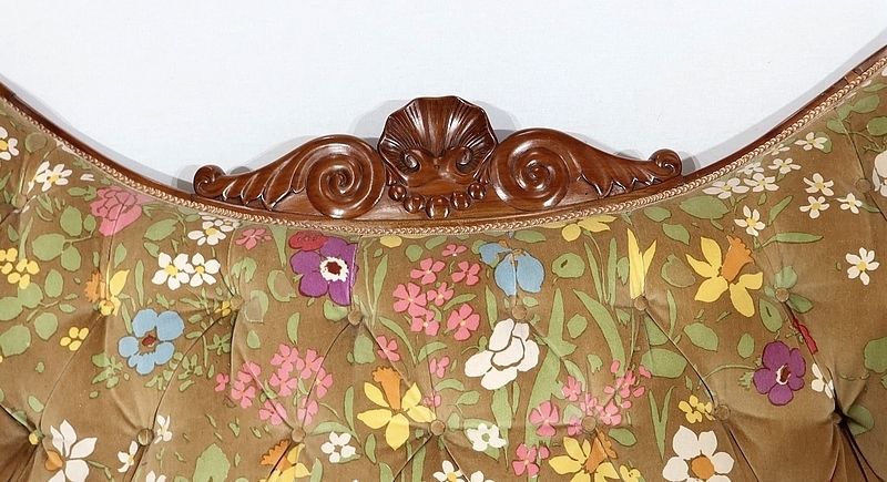 Small Cherry Wood Wing Sofa, Restoration Period, Early 19th Century photo vinterior