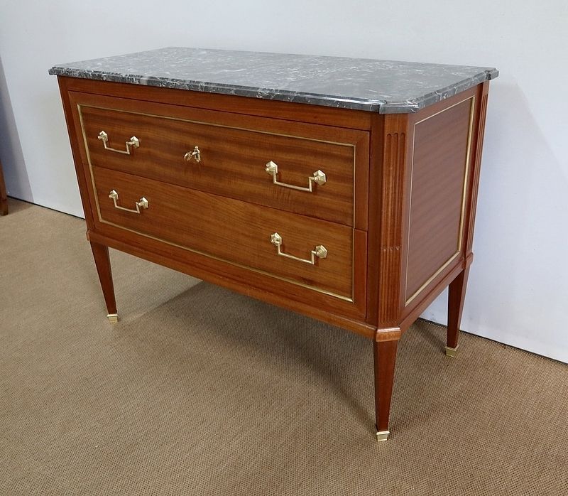 Mahogany Commode Louis XVI Style, 2nd Part Of The 19th Century photo for sale