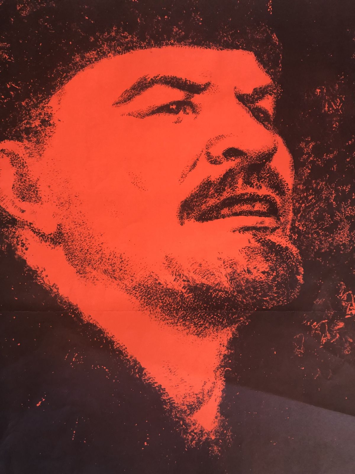 Russian Propaganda Poster Original 1968, Rare And Beautiful Famous Artist photo furniture