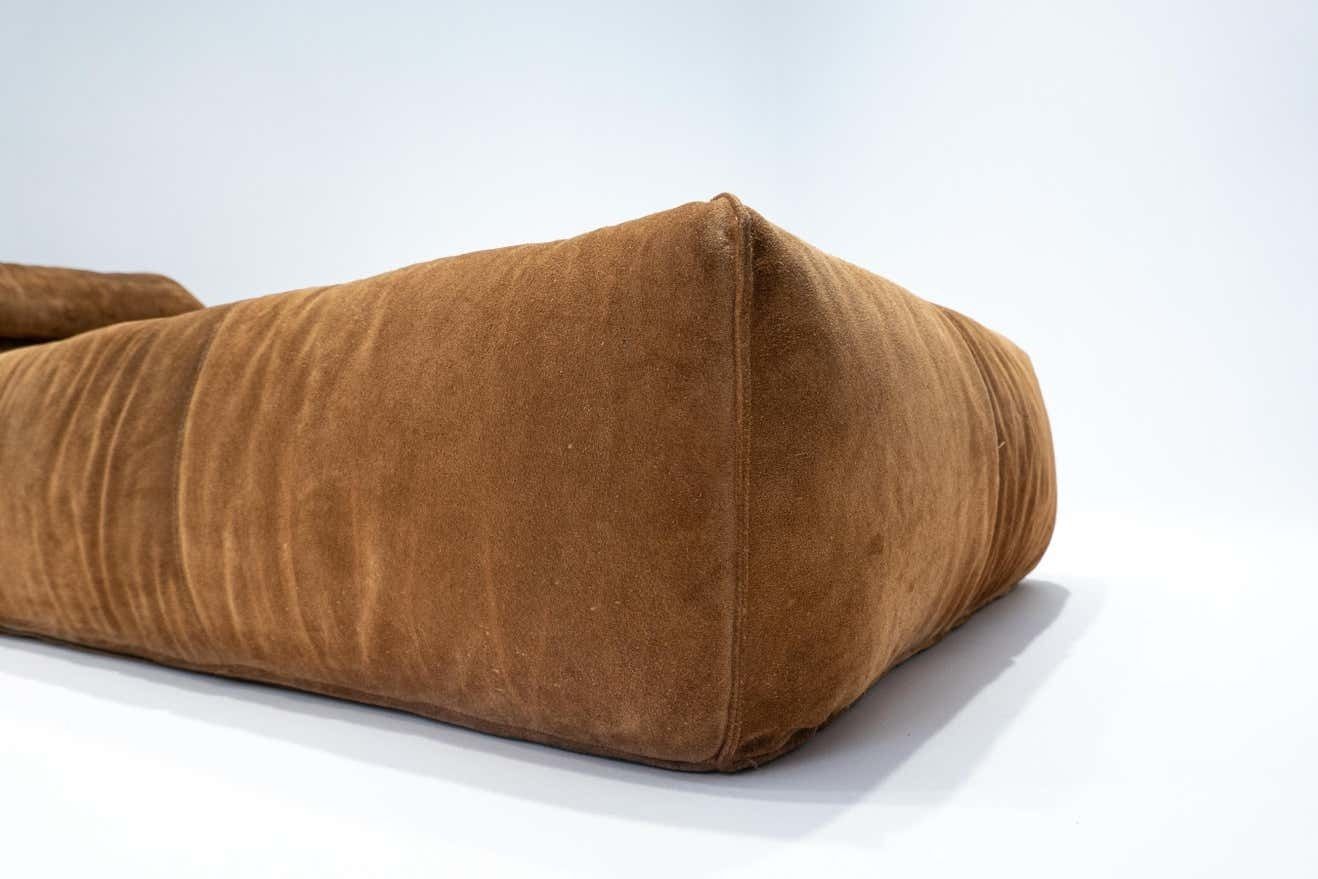Mid Century Modern Bambole Daybed By Mario Bellini, Suede, C&B Italia, 1970s photo vinterior