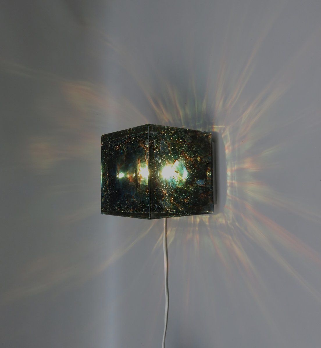 Blue Murano Glass Ceiling Lights From Limburg, 1960s, Set Of 4 photo vintage