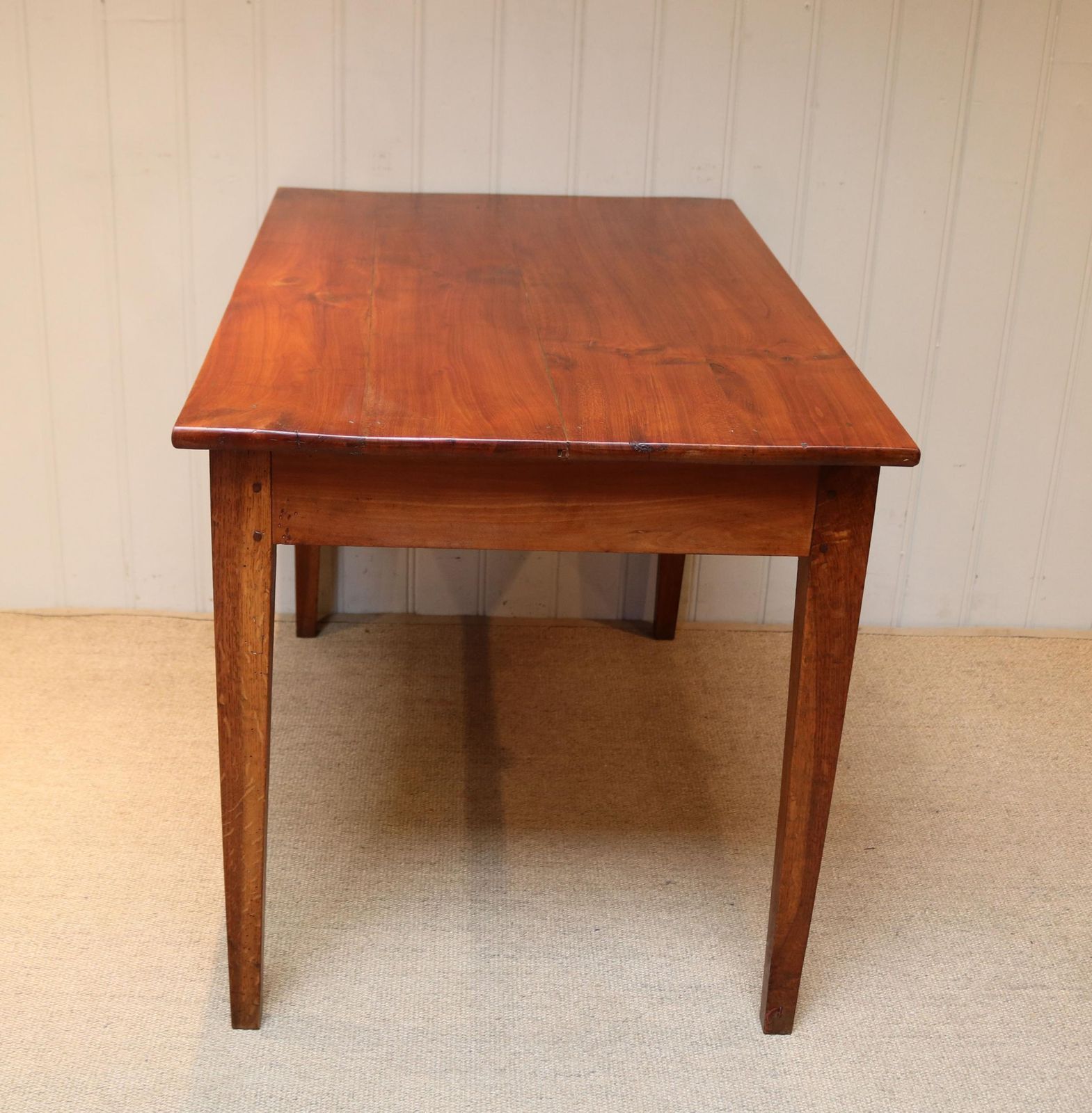 Small Proportioned French Provincial Cherry Wood Table photo Furniture