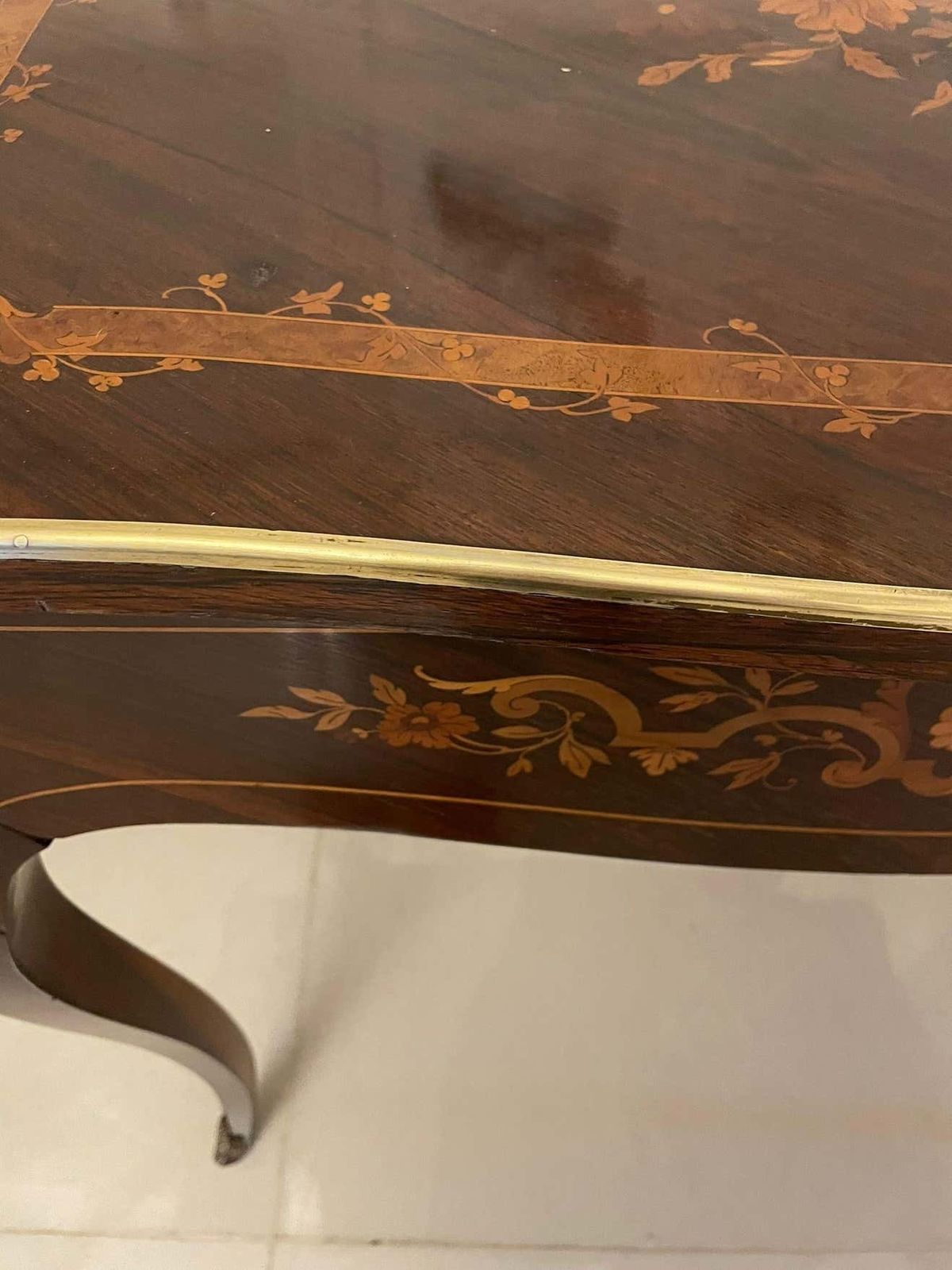 photo buy Antique Louis XV Quality French Rosewood Marquetry Inlaid Centre Table