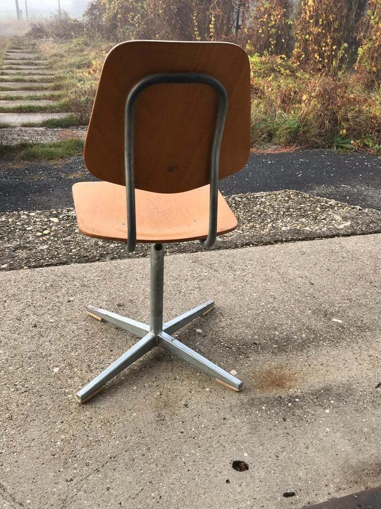 Swiss School Chairs From Embru, 1960s, Set Of 3 photo Furniture
