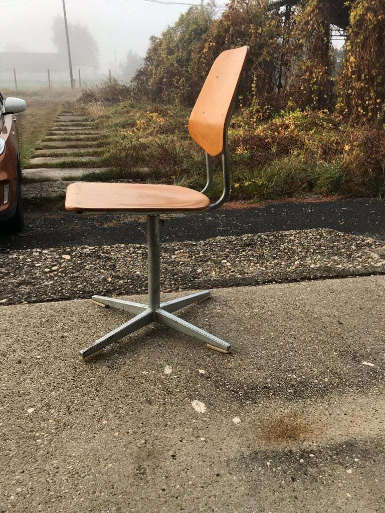 Swiss School Chairs From Embru, 1960s, Set Of 3 photo 671.0