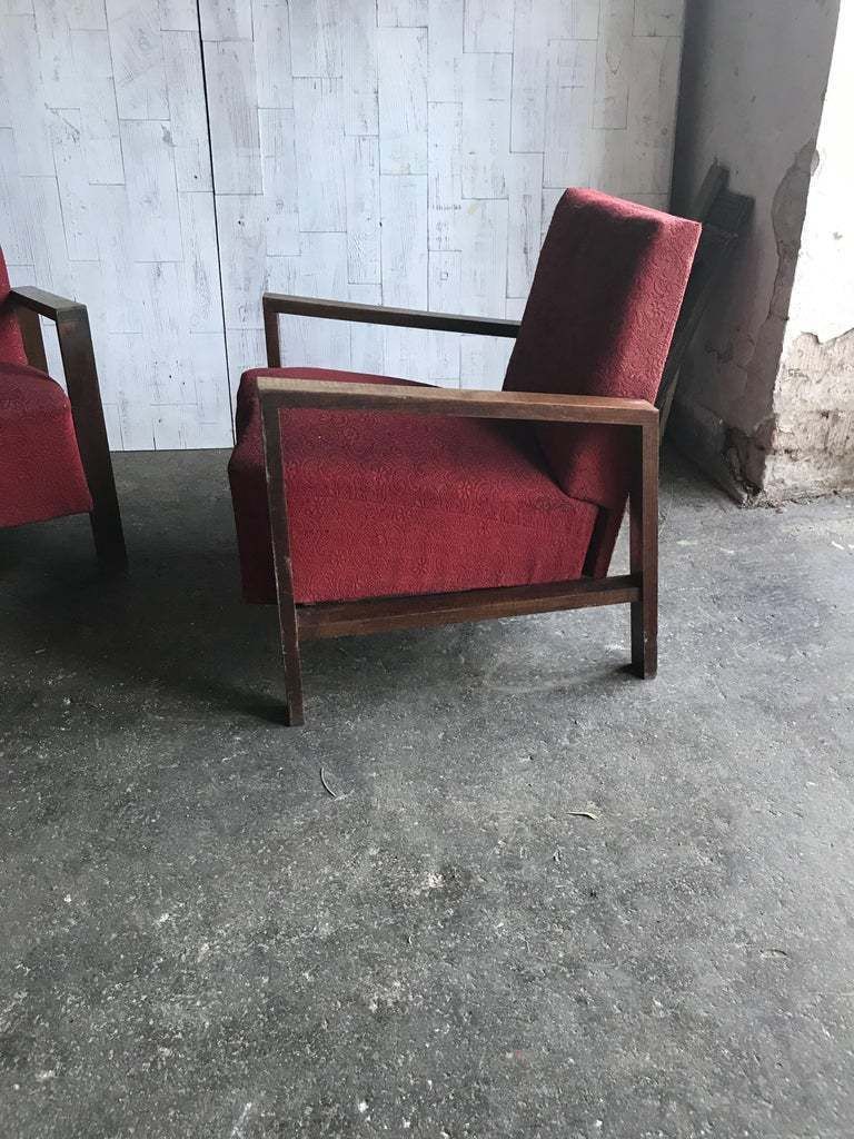 Pair Of Original Art Deco Armchairs, 1940 photo buy