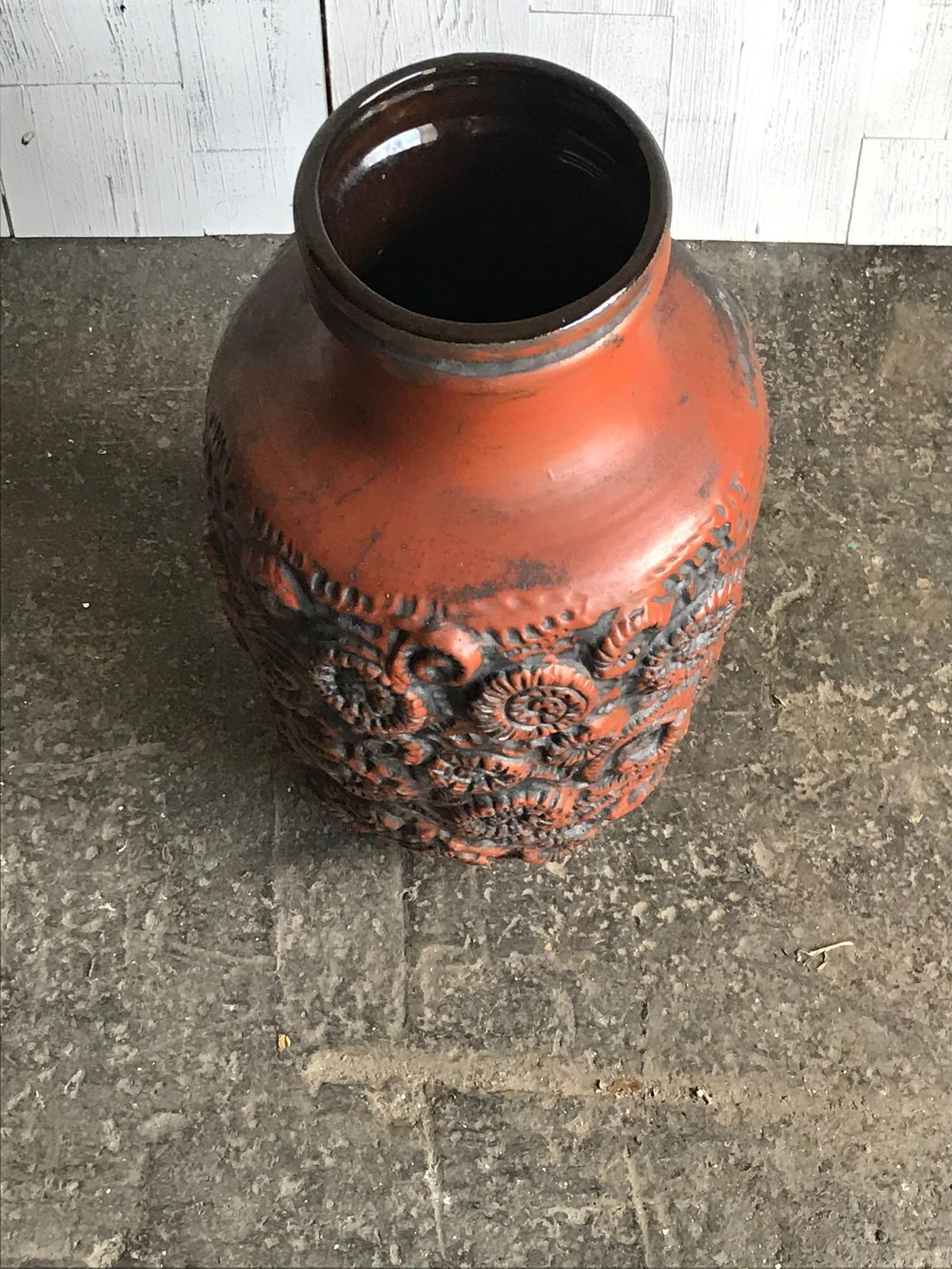 W German Large Art Pottery Vase By Carstens Tonnieshof photo for sale