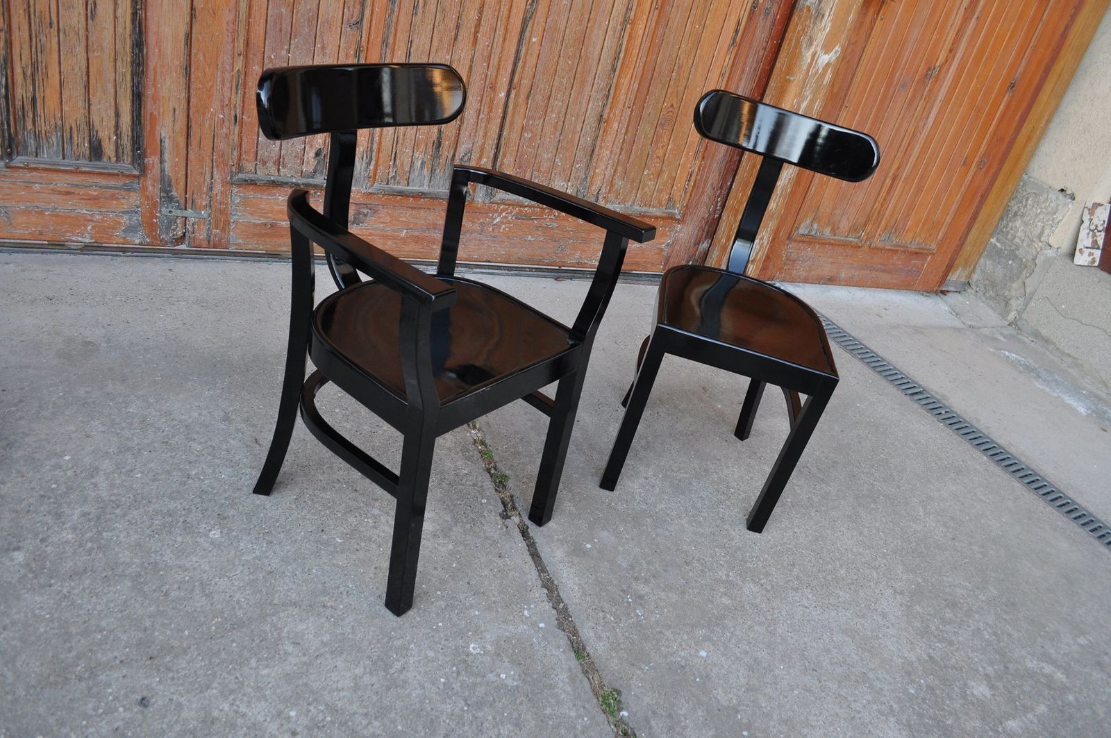 Art Deco Chairs By Lajos Kozma For Woodworking Rt, 1920s, Set Of 2 photo furniture