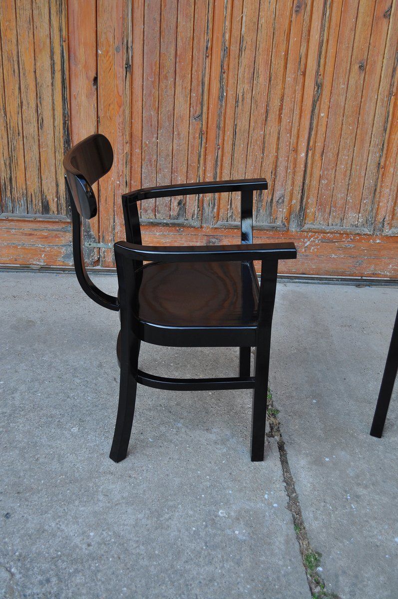 Art Deco Chairs By Lajos Kozma For Woodworking Rt, 1920s, Set Of 2 photo vinterior