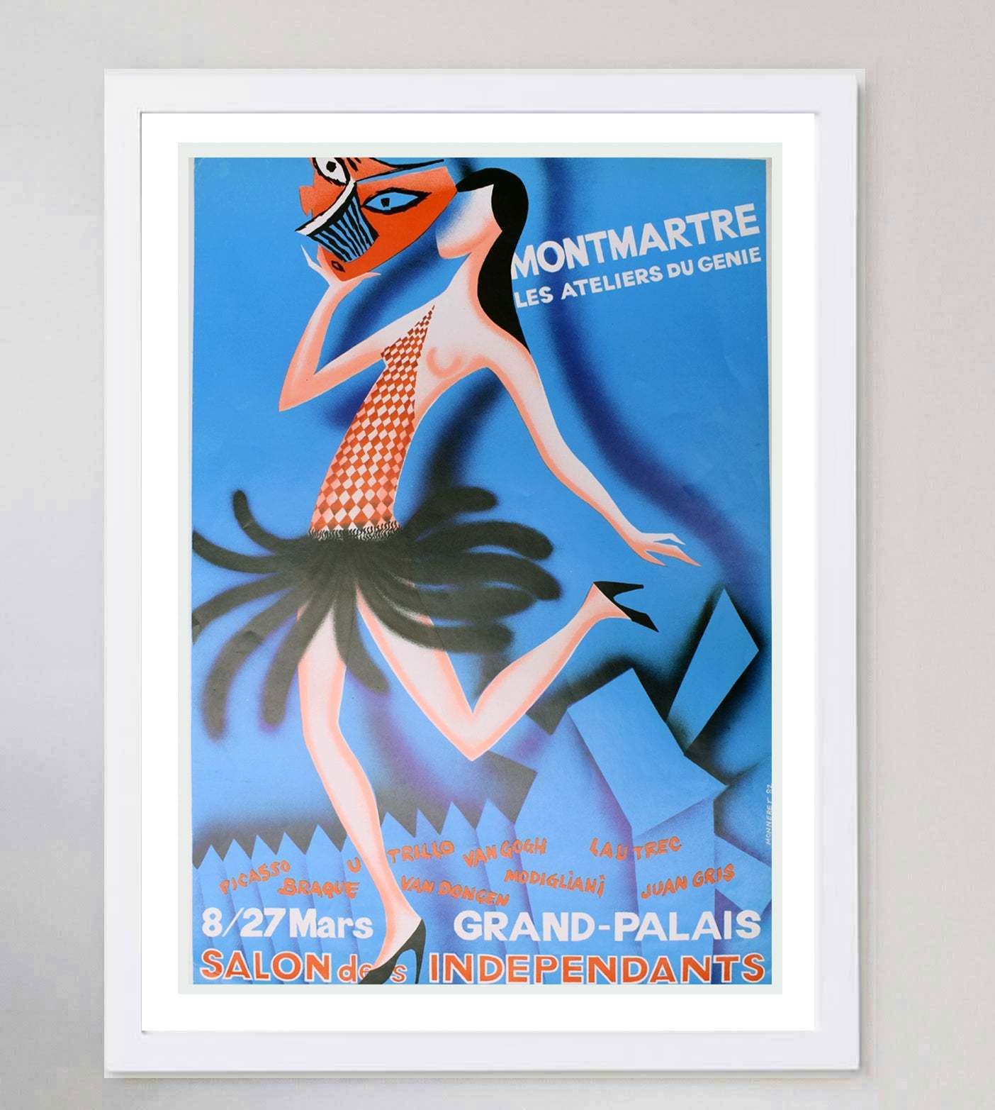 Montmartre   Ateliers Du Genie Original Vintage Poster photo for sale