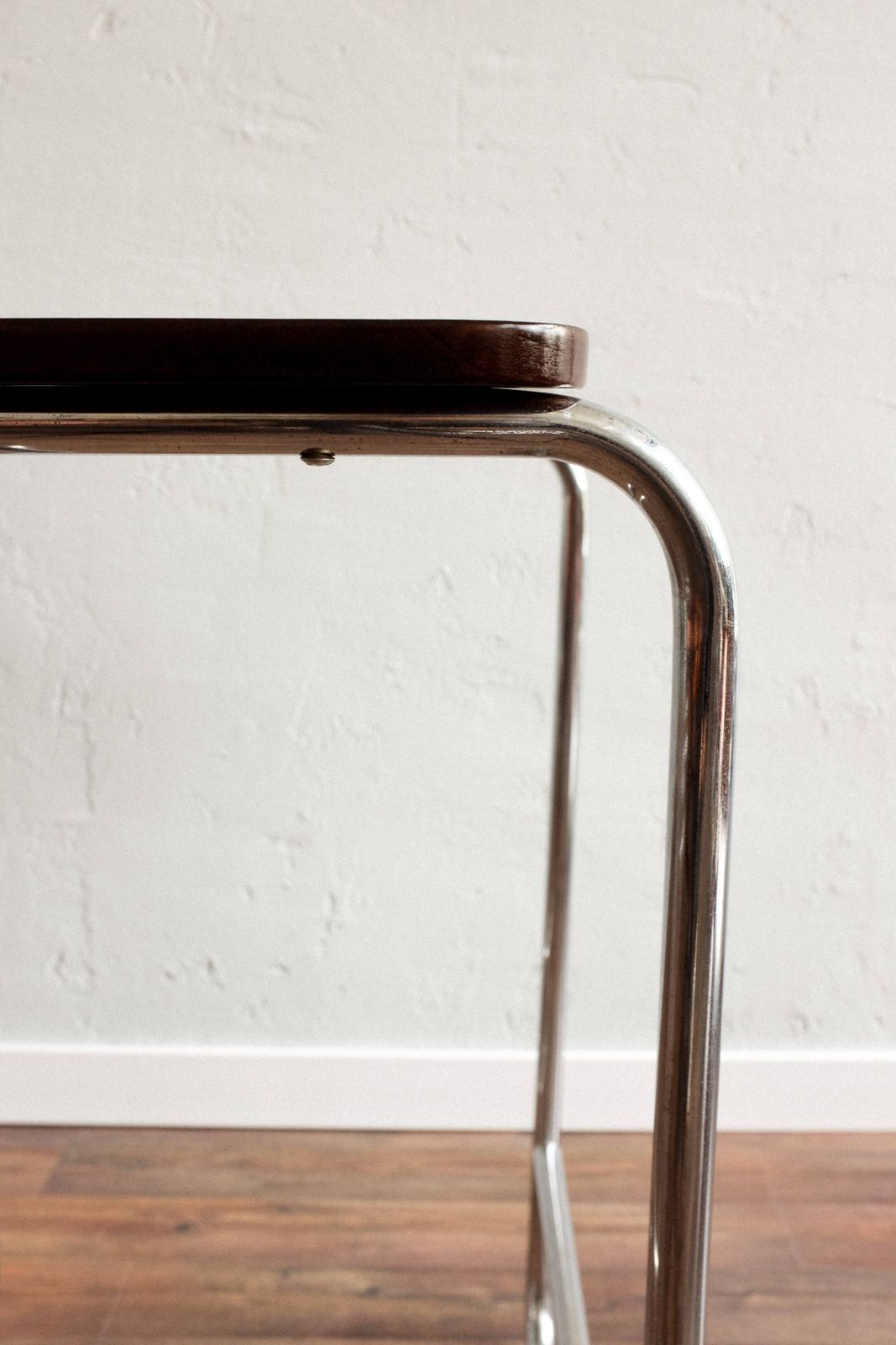 Bauhaus Style Side Table Made By Kovona Czechoslovakia, photo vintage