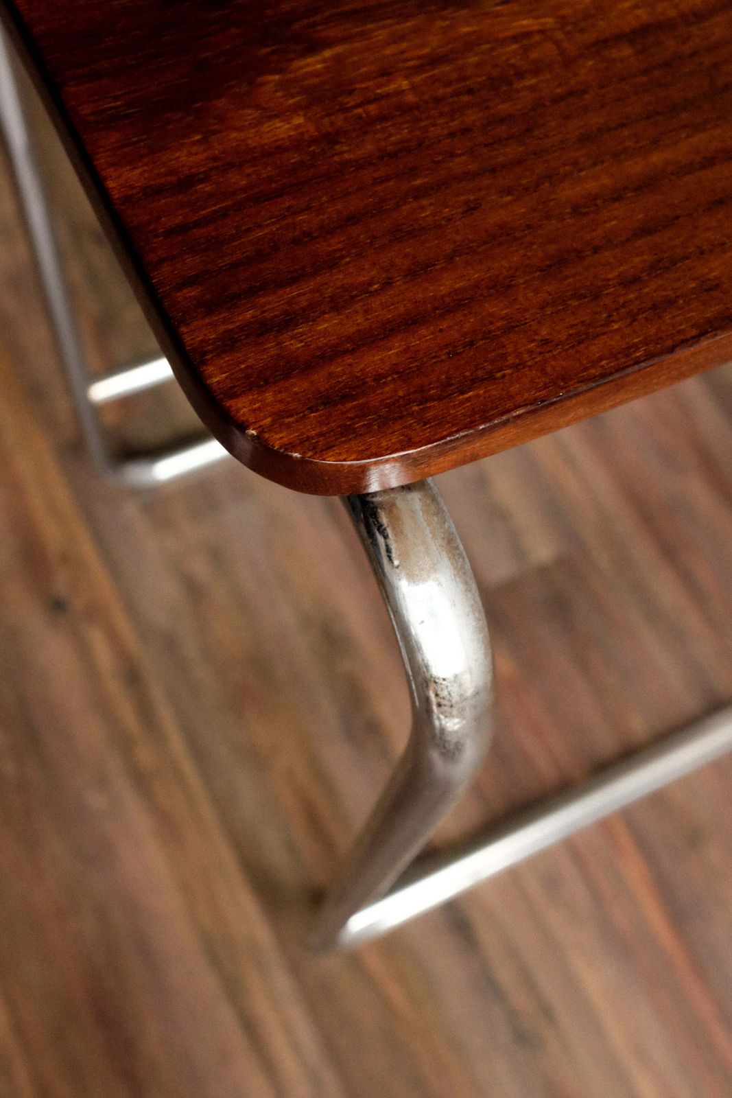 photo vinterior Bauhaus Style Side Table Made By Kovona Czechoslovakia,