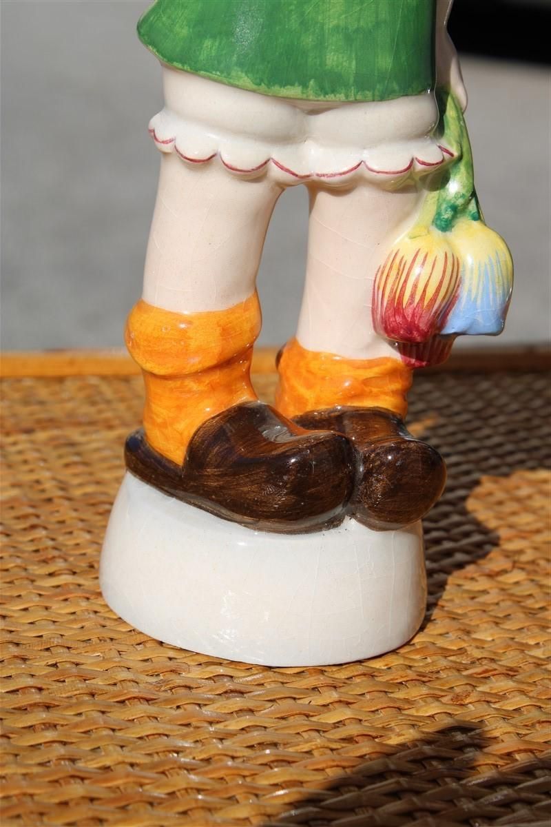 photo for sale Saca Country Girl Sculpture By Leopold Anzengruber Austria, 1940s