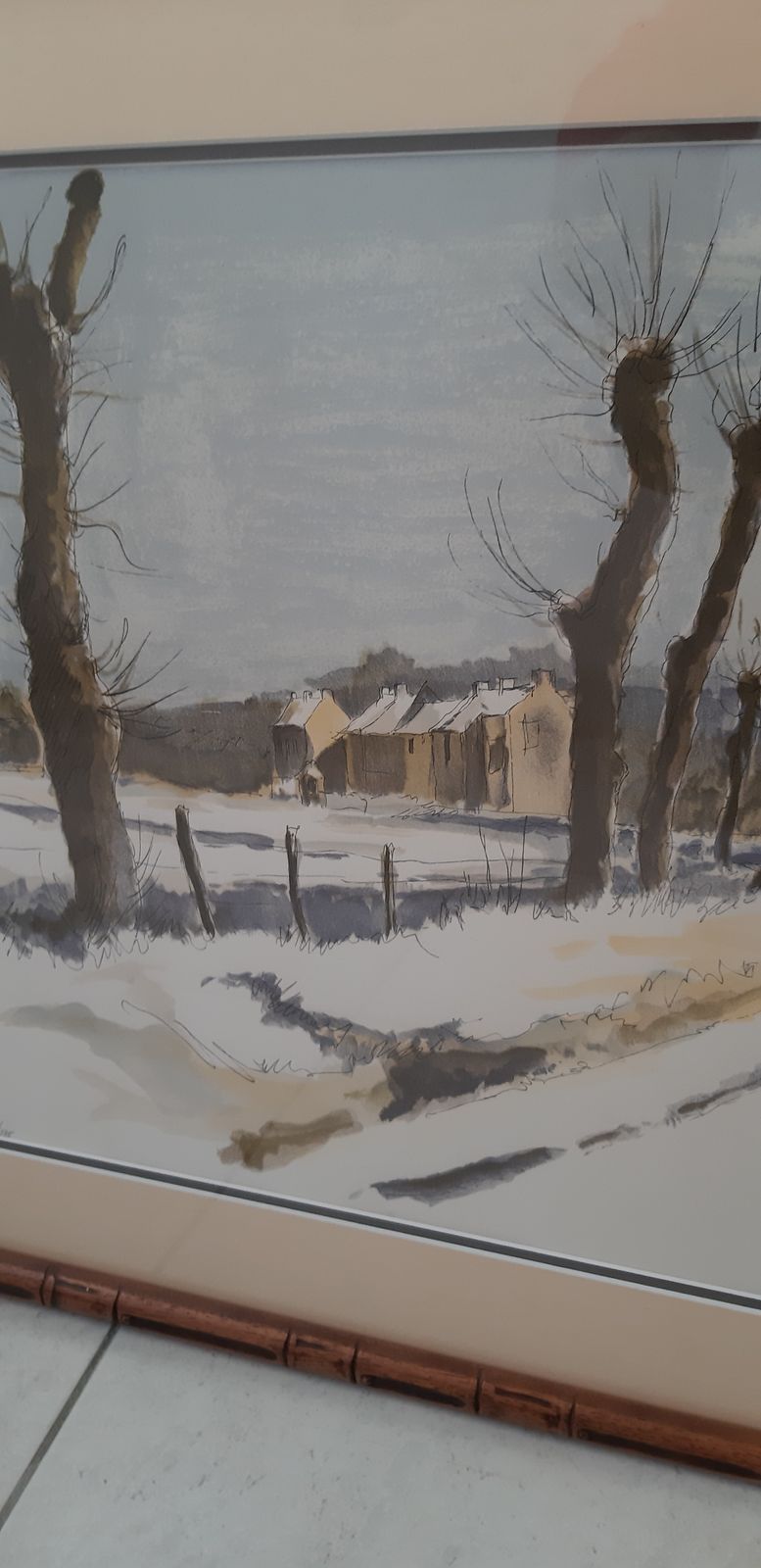 Original Lithograph Signed By P. Courtois photo Art