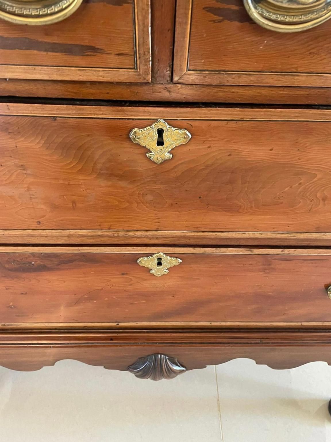 Antique George III Quality Mahogany Chest On Stand photo vinterior