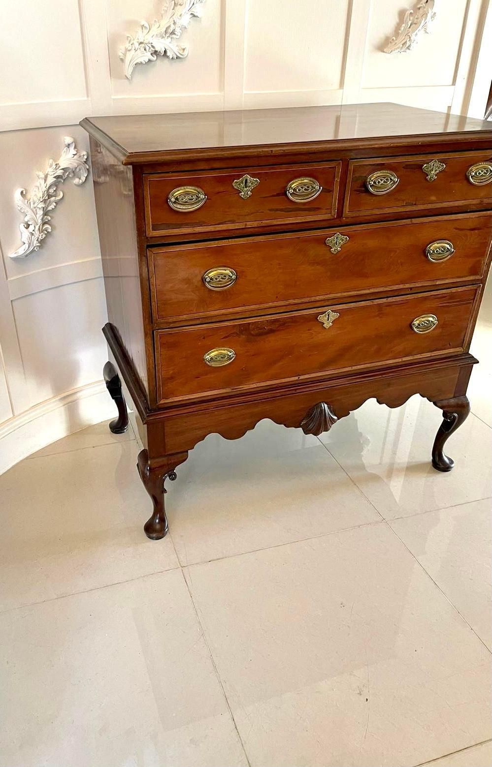Antique George III Quality Mahogany Chest On Stand photo buy