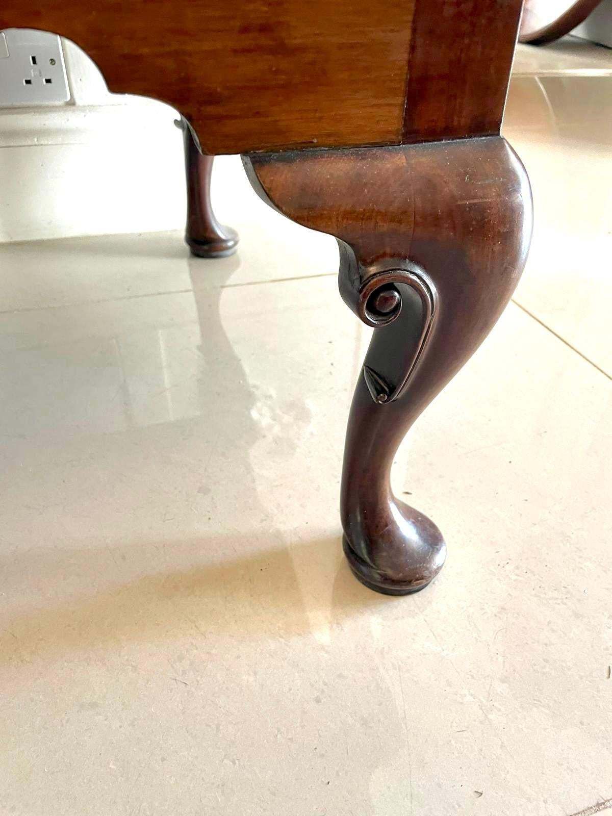 Furniture Antique George III Quality Mahogany Chest On Stand photo