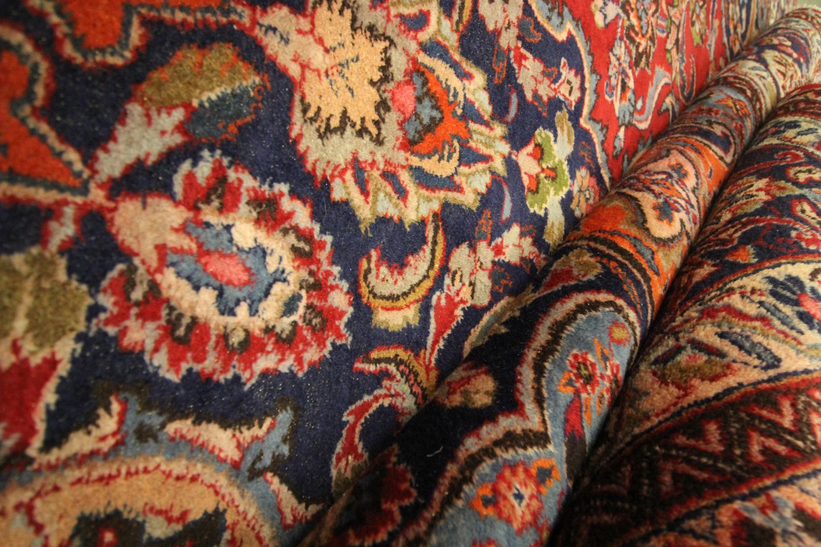 photo buy Large Red Living Room Rug Traditional Handmade Oriental Wool Area Rug