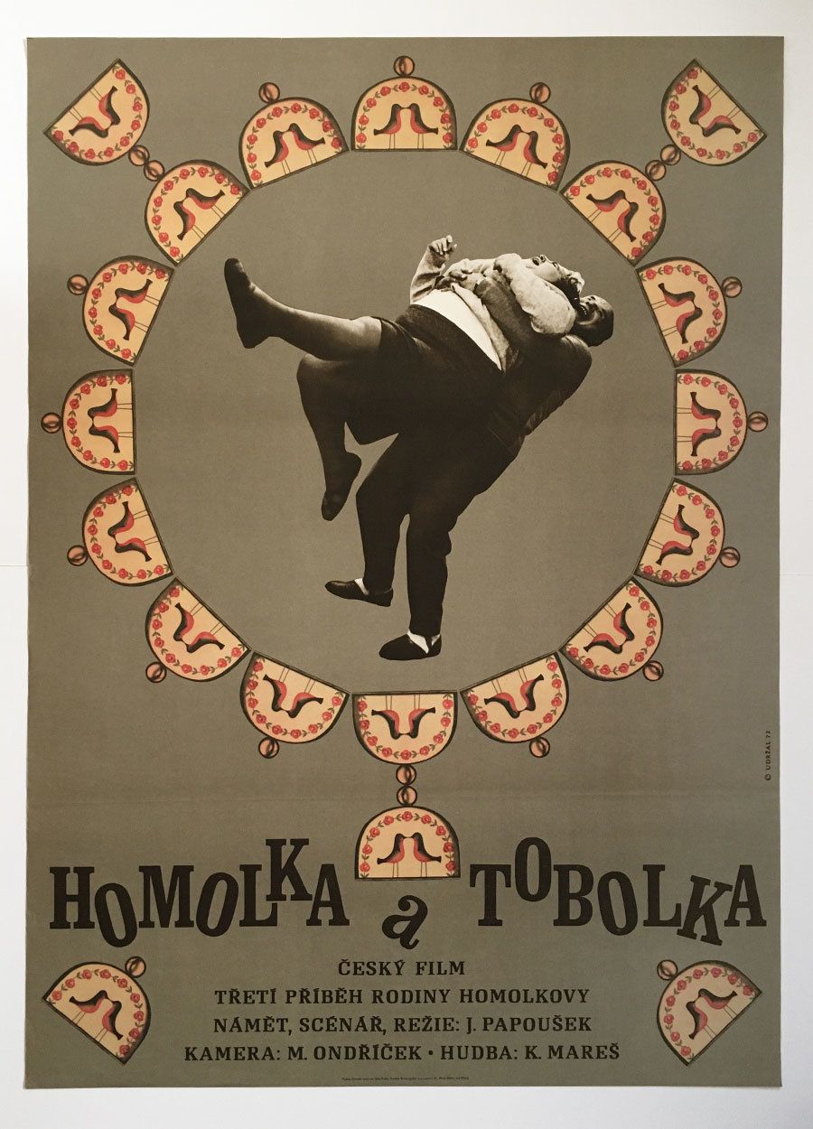 Movie Poster, Homolka And Pocketbook, Milan Udržal, 1972