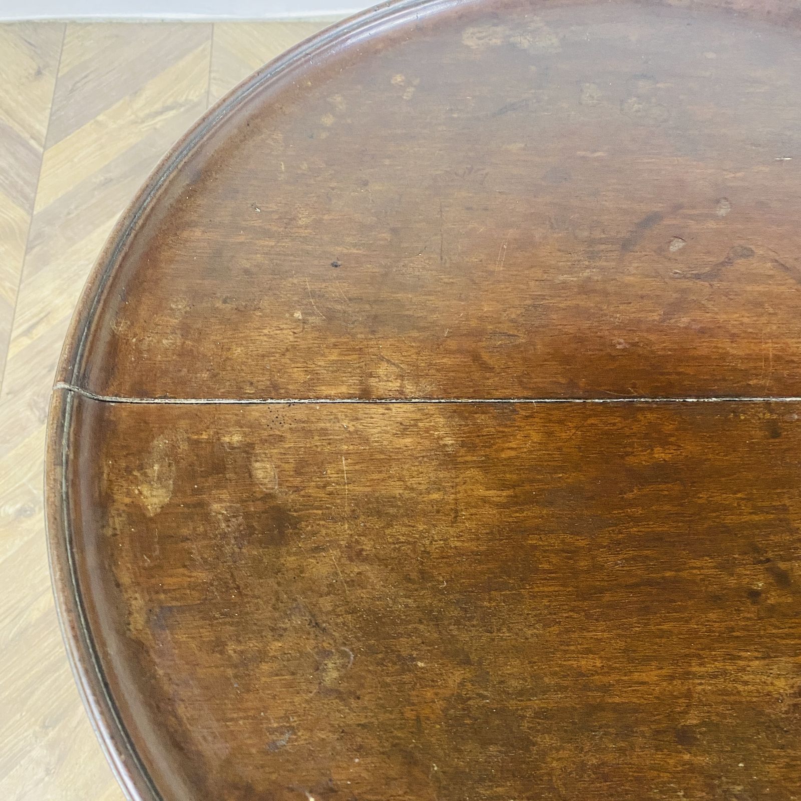 Georgian Mahogany Gun Barrel Tripod Wine Table, 18th Century photo for sale