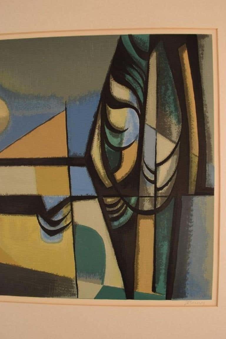 Albert Ferenz, Germany, Color Lithography, Mid 20th Century photo for sale