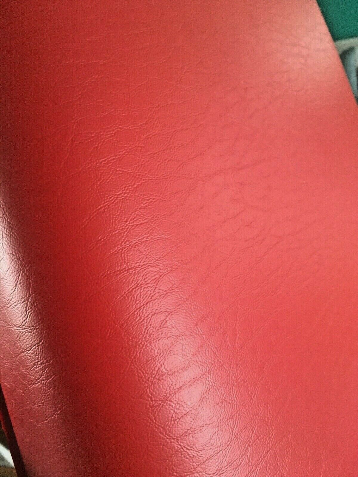 Stylish Mid Century 1960's Automatic Restaleg Red Vinyl Foot Stool Pouffe 70's photo vintage