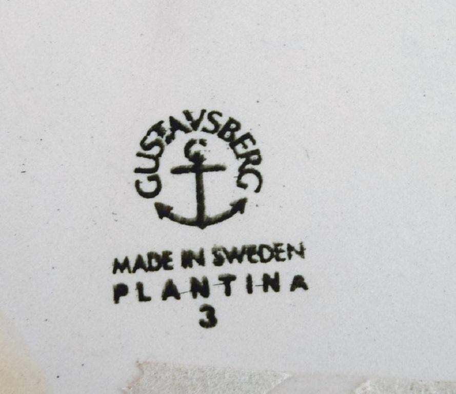 Erix Hennix For Gustavsberg, Three Plantina Flower Pots In Glazed Porcelain photo vinterior