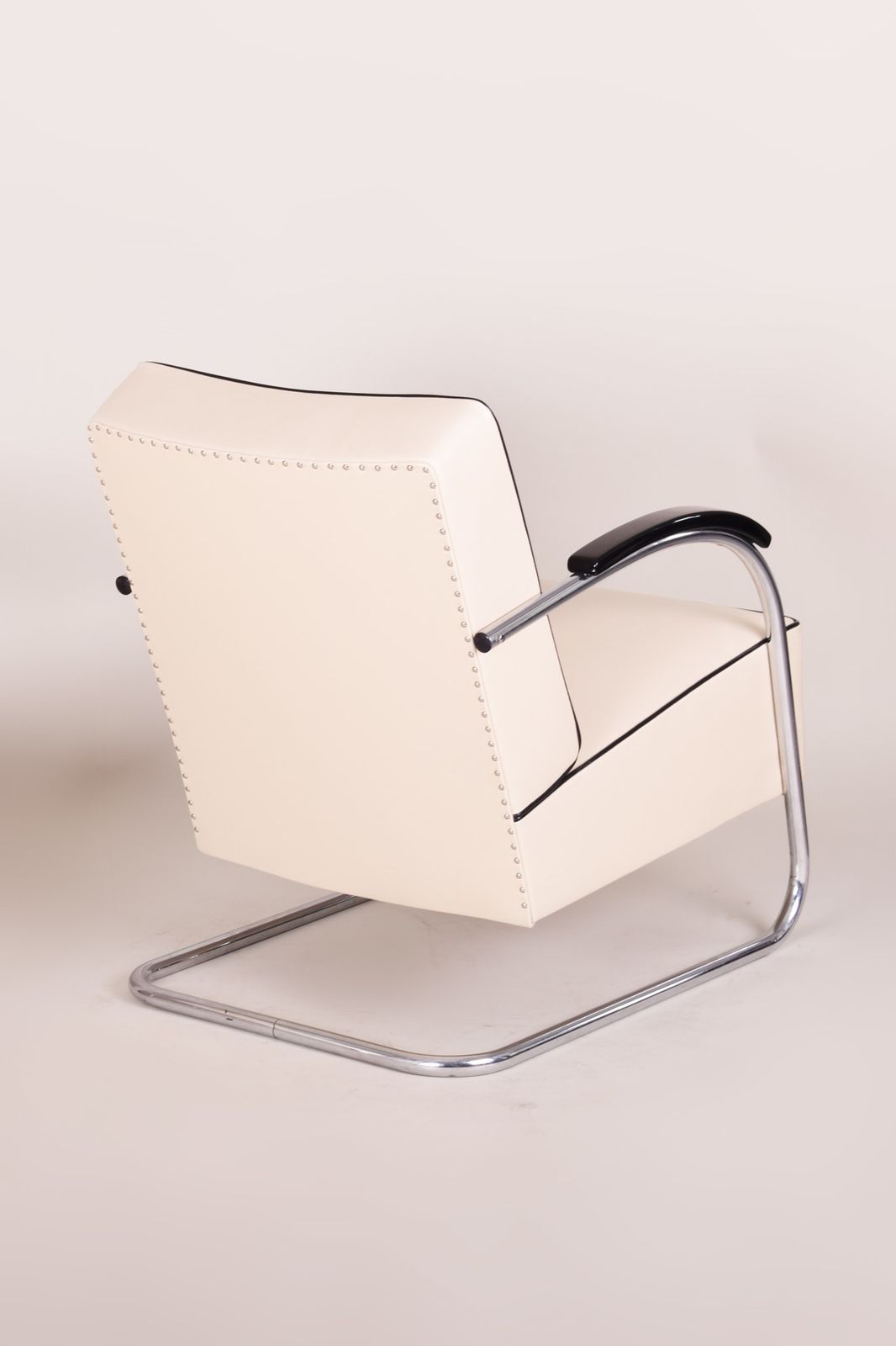 photo furniture White Mucke Melder Armchair Set 1930s Czechia