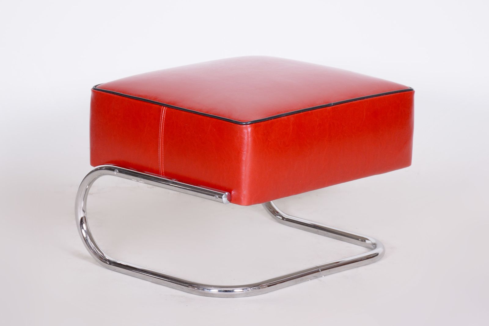 Red Mucke Melder Armchair Set  1930s Czechia photo buy