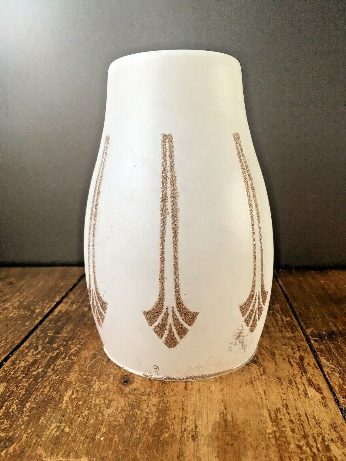 3 Art Nouveau Style 70's Light Lamp Shade Geometrical photo vintage
