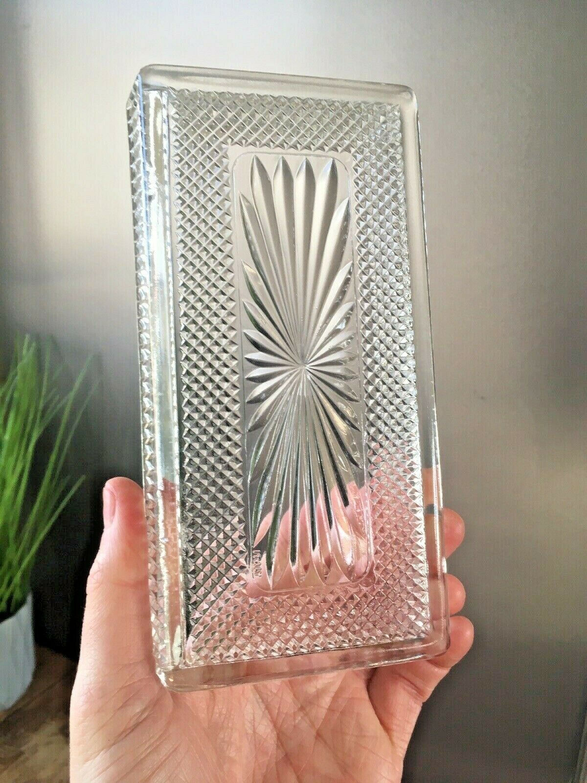 Retro Italian Glass & Chrome Centrepiece Party Bowl Nibbles Serving 3 Dish Tray photo for sale