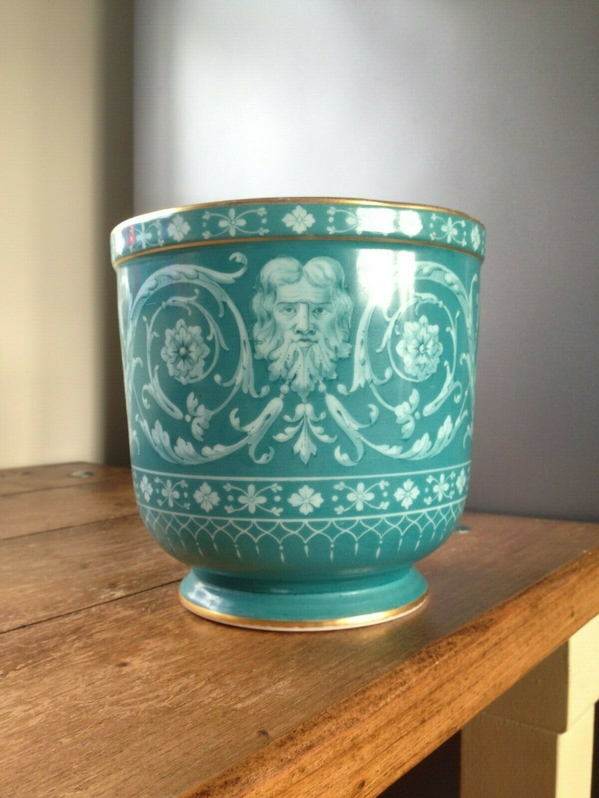 photo furniture Gorgeous Neoclassical Minton ? Porcelain Plant Pot Planter Jardiniere