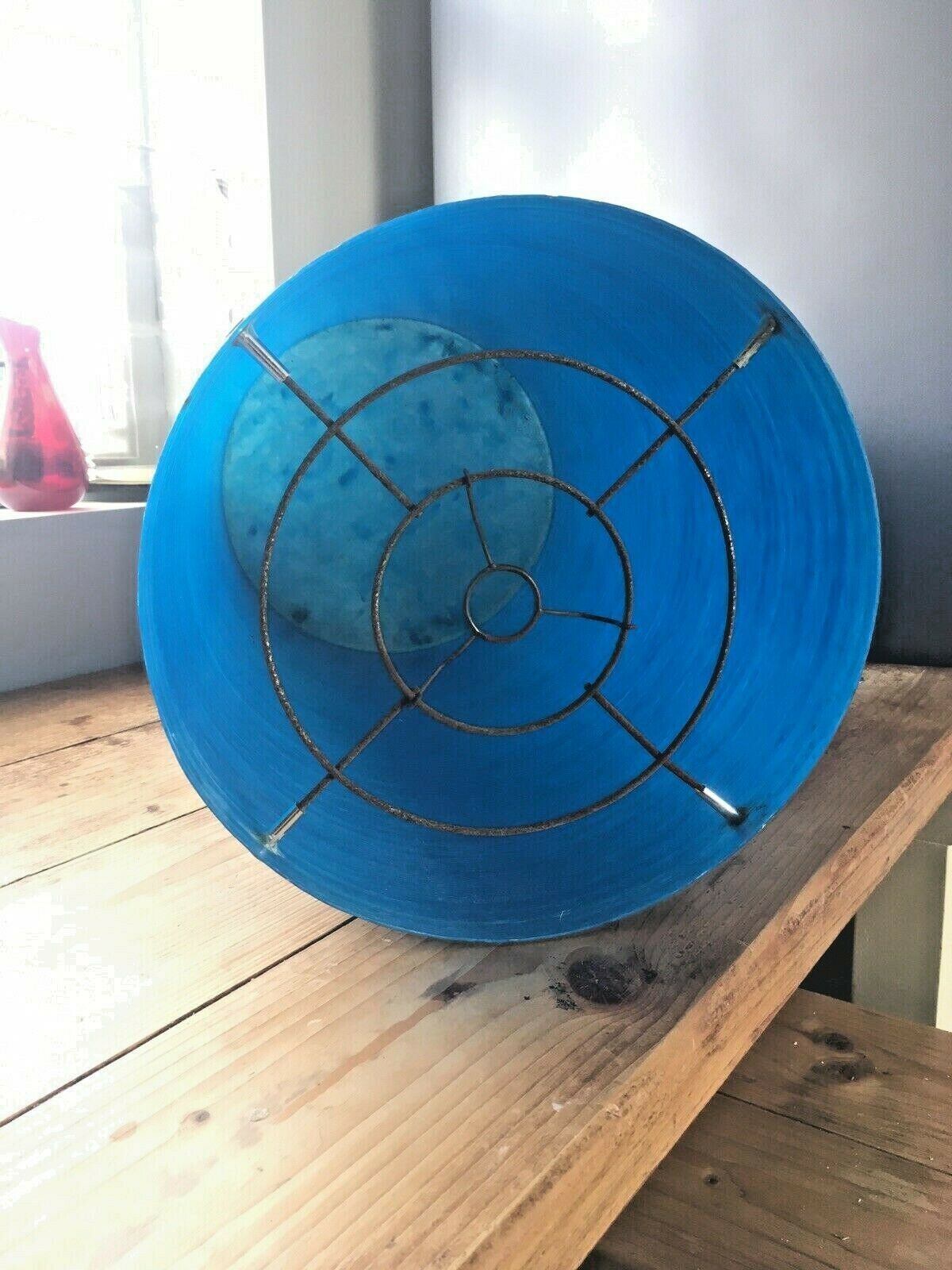 Huge 23 Vintage 70s Nightclub Fibreglass Ceiling Light Lamp Shade Retro photo buy