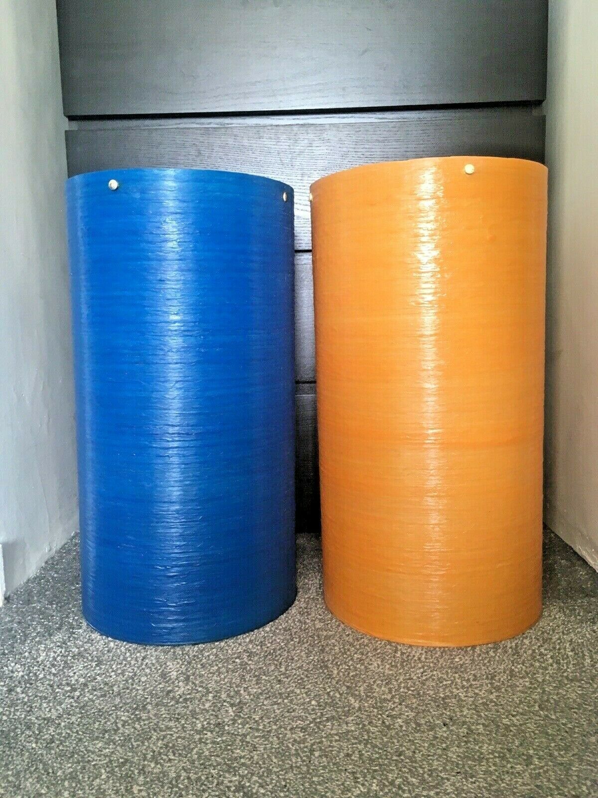 225.0 Huge 23 Vintage 70s Nightclub Fibreglass Ceiling Light Lamp Shade Retro photo