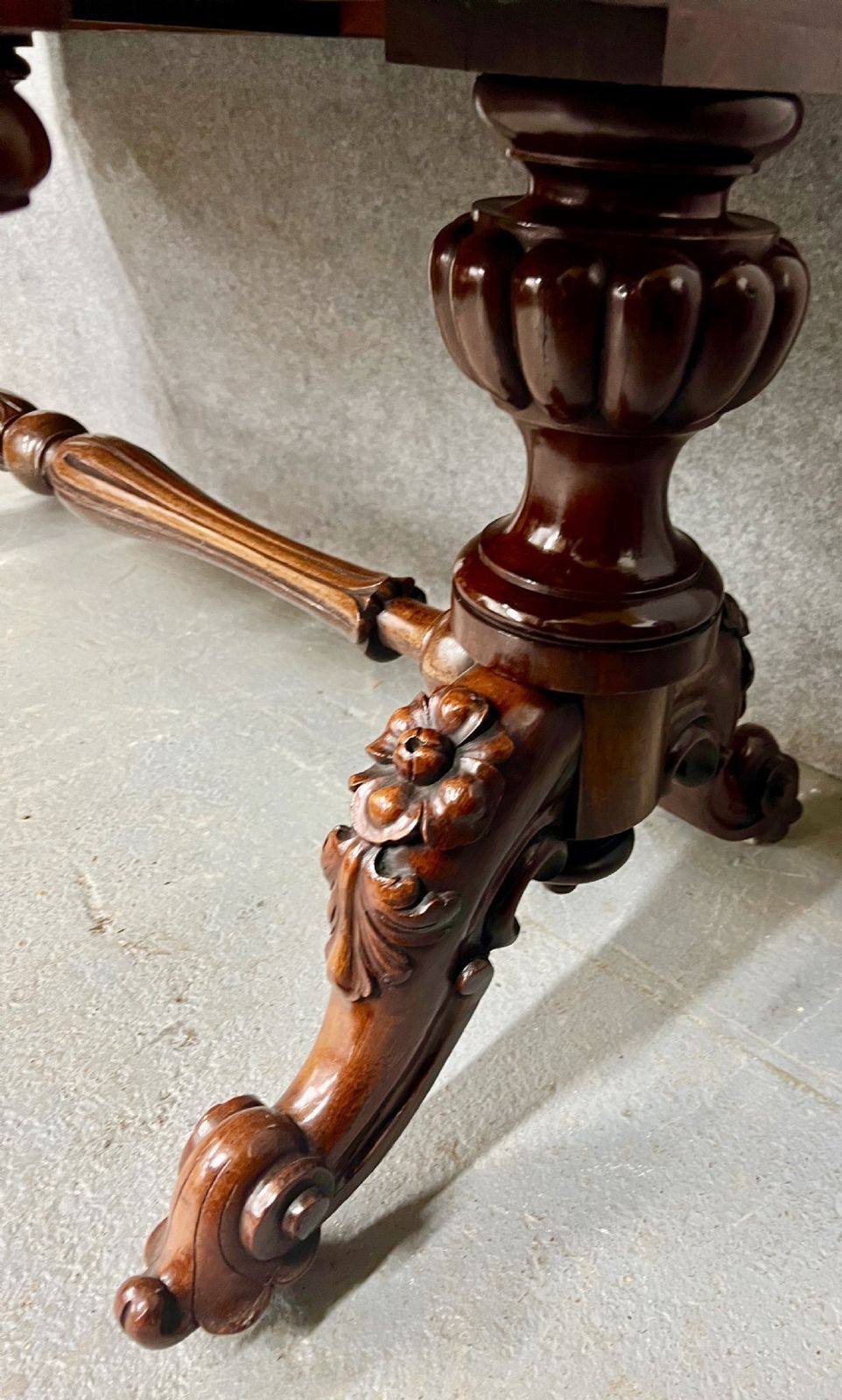 Unusual Antique Rosewood Library Architects Desk photo Furniture