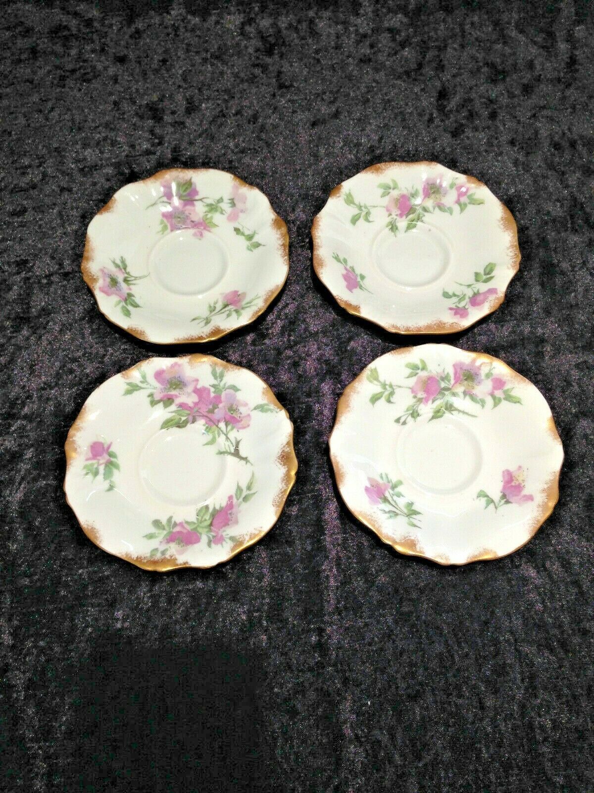 V.Rare C1887 1912 Edwardian Hammersley 12 Piece Bachelors Afternoon Tea Set Dresden Sprays photo vintage