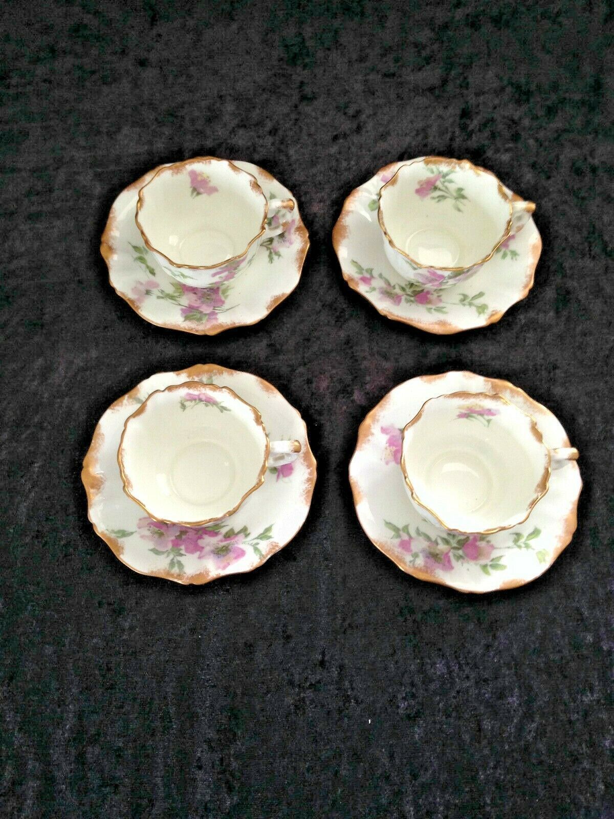 photo furniture V.Rare C1887 1912 Edwardian Hammersley 12 Piece Bachelors Afternoon Tea Set Dresden Sprays