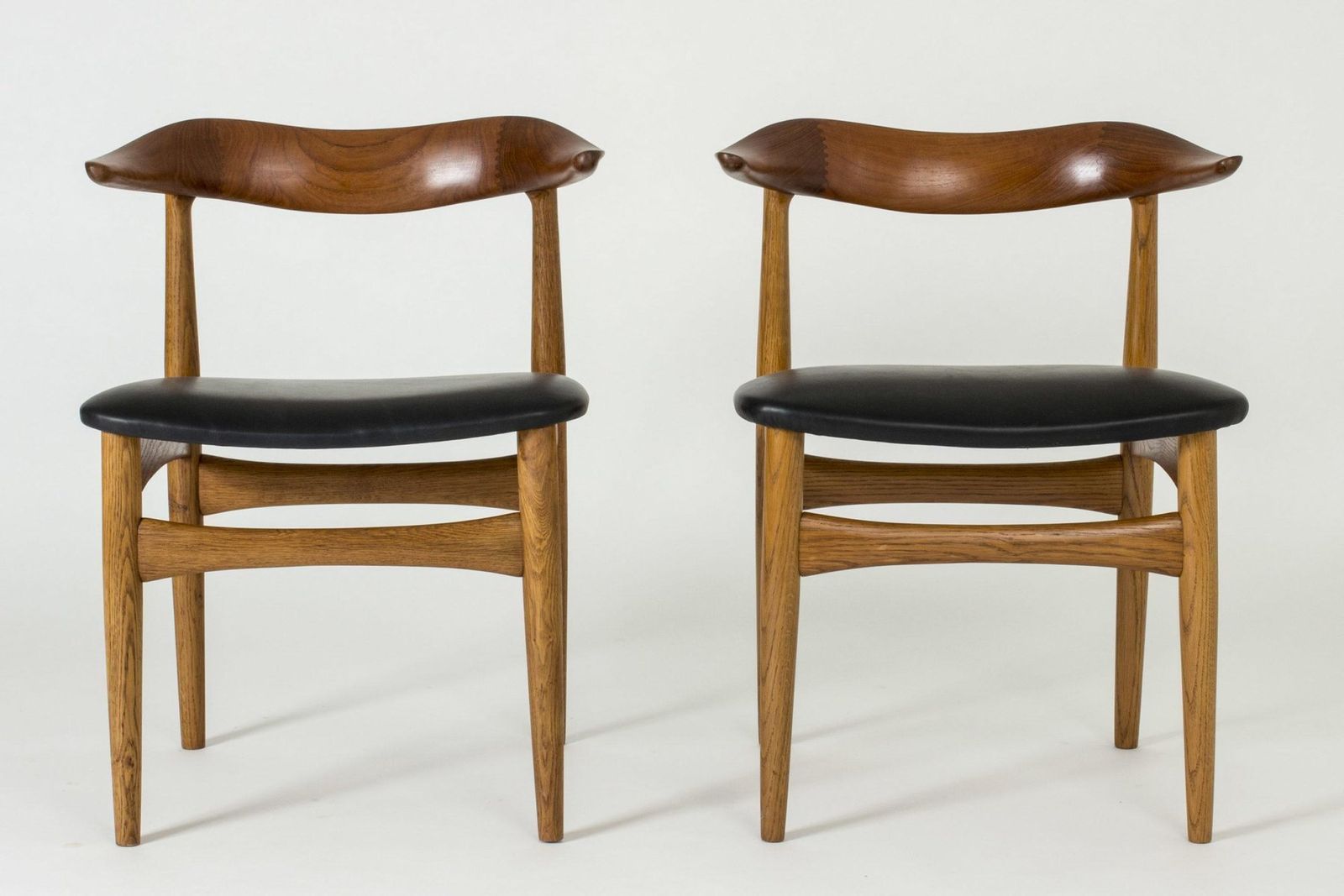 Cowhorn Chairs By Knud Færch, Set Of 2 photo 6430.0
