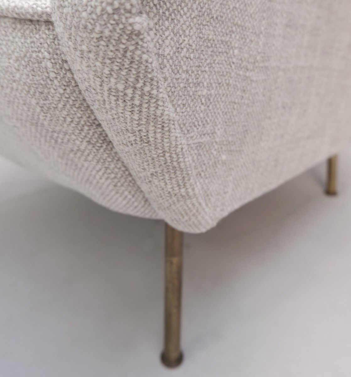 Pair Of Rare Gio Ponti "Model 803" Armchairs With Brass Feet photo Furniture