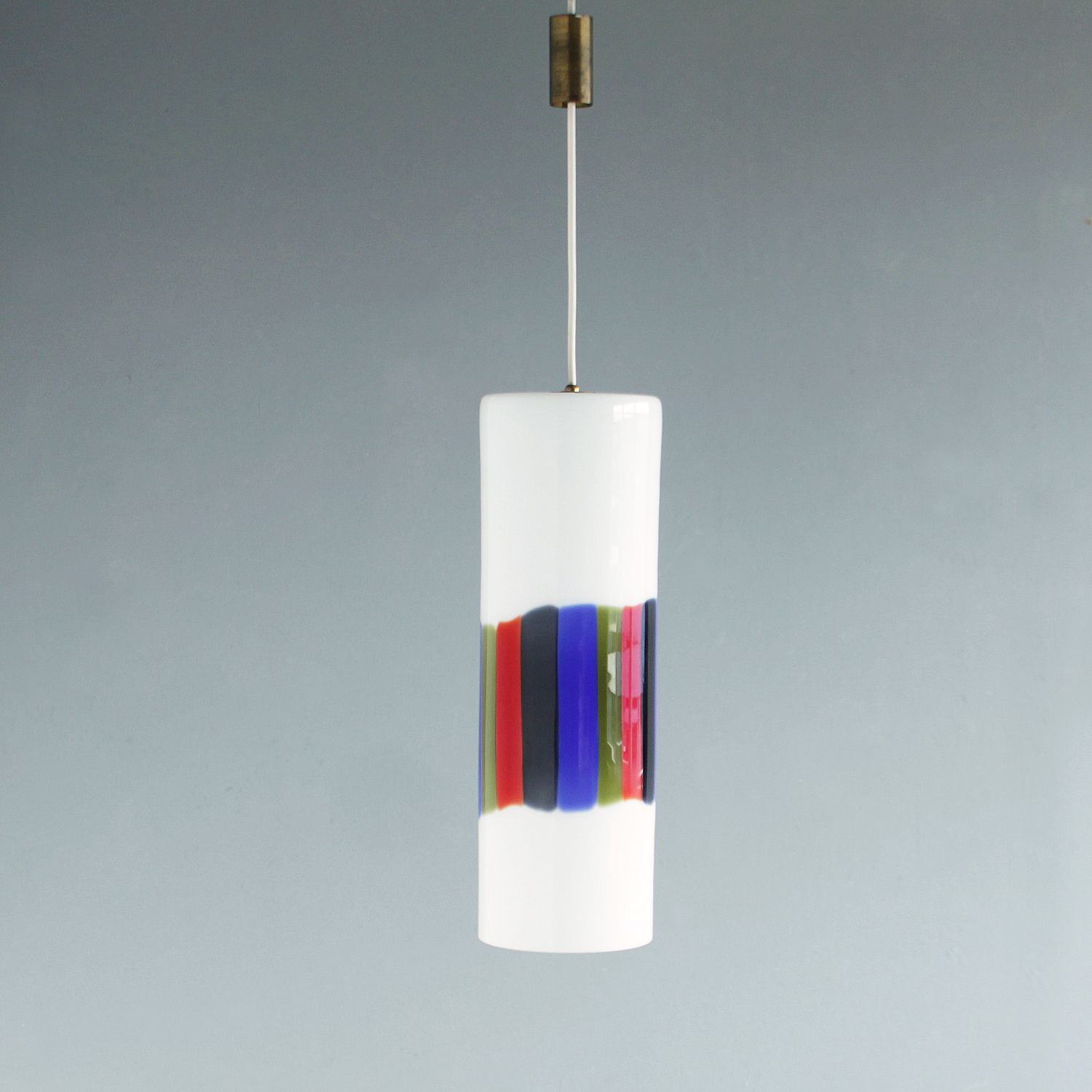 Art Glass Pendant L59 Van Alessandro Pianon Voor Vistosi photo for sale
